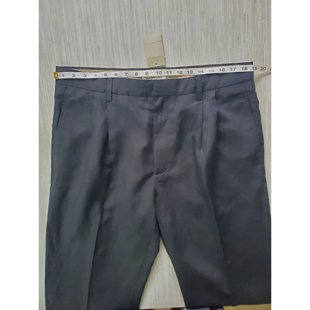 Men's Banana Republic Navy Standard Fit Dress Pants Waist 33 Navy Blue NWT